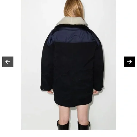 Isabel Marant Black and Navy Ski Jacket